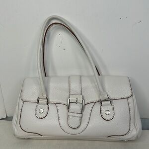 Michael Kors Vintage White Leather Satchel